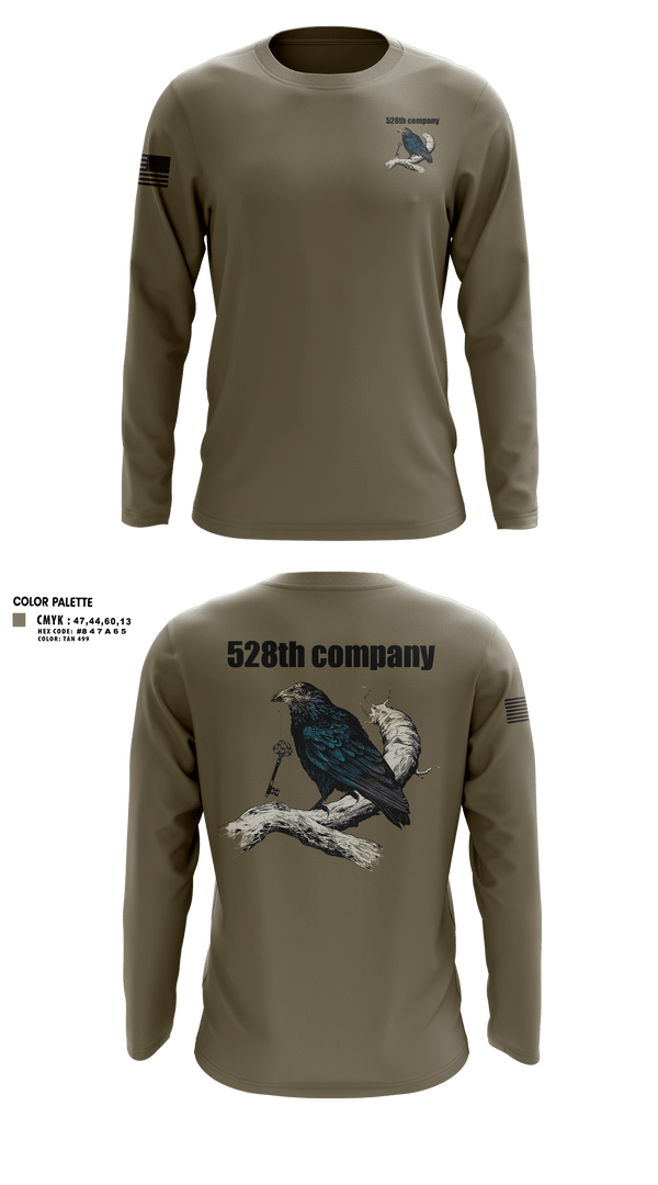 Long Sleeve Performance Shirt, 528th company, Army, Teamtime, Team time, sublimation, custom sports apparel, team uniforms, spirit wear, spiritwear, sports uniforms, custom shirts, team store, custom team store, fundraiser sports, apparel fundraiser