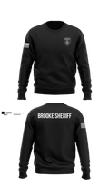 Brooke County Sheriff’s Office 89315803 Crew Neck Sweatshirt - 100