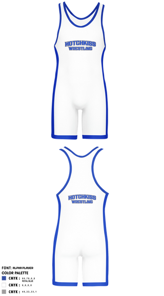 Wrestling Singlet, The Hotchkiss School / Hotchkiss Wrestling / Bearcats, Wrestling, Teamtime, Team time, sublimation, custom sports apparel, team uniforms, spirit wear, spiritwear, sports uniforms, custom shirts, team store, custom team store, fundraiser sports, apparel fundraiser
