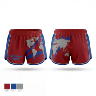 Womens Shorts, Old School Boxing, Spirit Store, Teamtime, Team time, sublimation, custom sports apparel, team uniforms, spirit wear, spiritwear, sports uniforms, custom shirts, team store, custom team store, fundraiser sports, apparel fundraiser