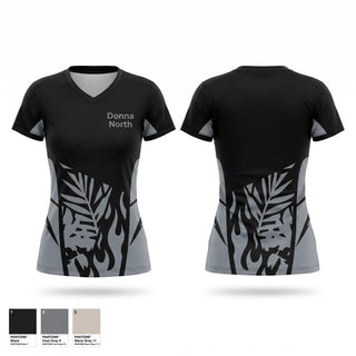 Womens Short Sleeve Vneck Shirt, Donna North, Cross Country, Teamtime, Team time, sublimation, custom sports apparel, team uniforms, spirit wear, spiritwear, sports uniforms, custom shirts, team store, custom team store, fundraiser sports, apparel fundraiser