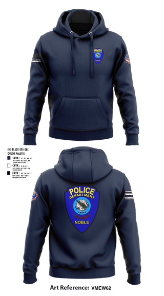 Hoodie, Noble Police, Police, Teamtime, Team time, sublimation, custom sports apparel, team uniforms, spirit wear, spiritwear, sports uniforms, custom shirts, team store, custom team store, fundraiser sports, apparel fundraiser