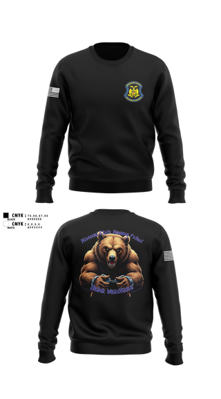 Crew Neck Sweatshirt, Troop A Crime Wreckers, , Teamtime, Team time, sublimation, custom sports apparel, team uniforms, spirit wear, spiritwear, sports uniforms, custom shirts, team store, custom team store, fundraiser sports, apparel fundraiser