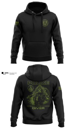 Hoodie, Cincinnati PD Marine Patrol, Police, Teamtime, Team time, sublimation, custom sports apparel, team uniforms, spirit wear, spiritwear, sports uniforms, custom shirts, team store, custom team store, fundraiser sports, apparel fundraiser
