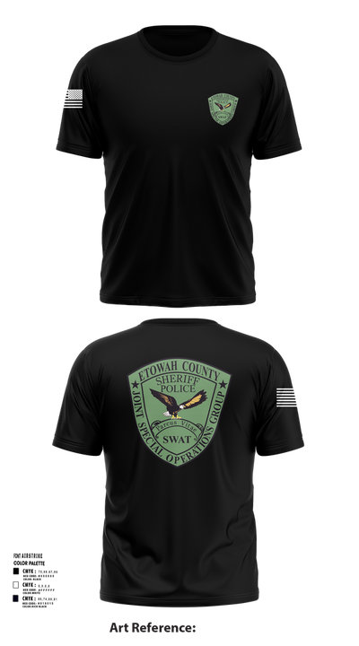 Etowah County JSOG 23168603 Short Sleeve Performance Shirt - 103