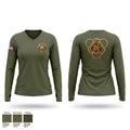 SRO 55325871 Women's Long Sleeve V-neck Shirt - 1
