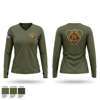 Womens Long Sleeve Vneck Shirt, SRO, Police, Teamtime, Team time, sublimation, custom sports apparel, team uniforms, spirit wear, spiritwear, sports uniforms, custom shirts, team store, custom team store, fundraiser sports, apparel fundraiser