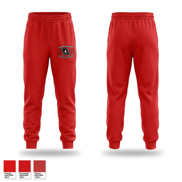 Sweatpants, UNION TOWNSHIP FIRE PROTECTION DISTRICT, Fire Department, Teamtime, Team time, sublimation, custom sports apparel, team uniforms, spirit wear, spiritwear, sports uniforms, custom shirts, team store, custom team store, fundraiser sports, apparel fundraiser