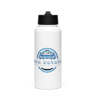 G&M Detail 20356821 Stainless Steel Water Bottle with a Straw Lid