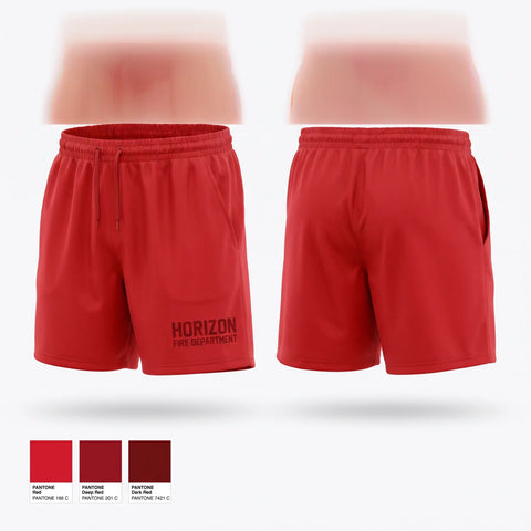 Athletic Shorts With Pockets, Horizon fire department, Fire Department, Teamtime, Team time, sublimation, custom sports apparel, team uniforms, spirit wear, spiritwear, sports uniforms, custom shirts, team store, custom team store, fundraiser sports, apparel fundraiser