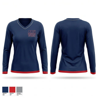 Womens Long Sleeve Vneck Shirt, Patriots, Women's Soccer, Teamtime, Team time, sublimation, custom sports apparel, team uniforms, spirit wear, spiritwear, sports uniforms, custom shirts, team store, custom team store, fundraiser sports, apparel fundraiser