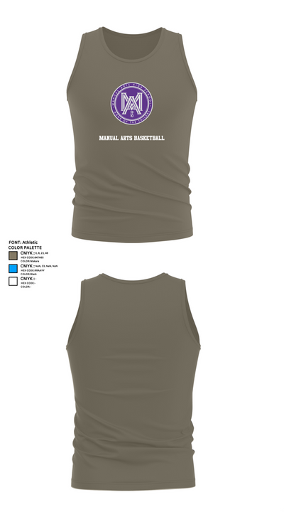 Manual Arts Basketball 90982455 Tank Top - 31
