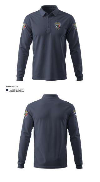 Long Sleeve Performance Polo, CHPD, Police, Teamtime, Team time, sublimation, custom sports apparel, team uniforms, spirit wear, spiritwear, sports uniforms, custom shirts, team store, custom team store, fundraiser sports, apparel fundraiser