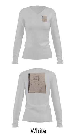 Womens Long Sleeve Vneck Shirt, 144 FW, National Guard, Teamtime, Team time, sublimation, custom sports apparel, team uniforms, spirit wear, spiritwear, sports uniforms, custom shirts, team store, custom team store, fundraiser sports, apparel fundraiser
