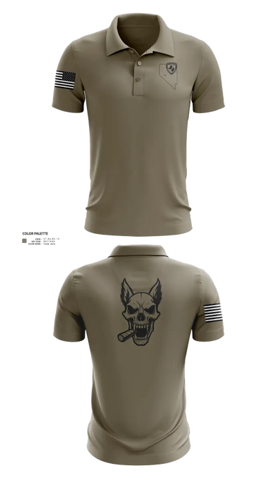 NAS Fallon K9 3245056 Short Sleeve Performance Polo - 22