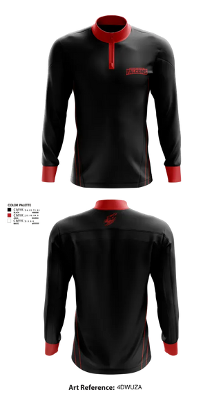 Quarter Zip Jacket, DALY CITY FALCONS, Men's Basketball, Teamtime, Team time, sublimation, custom sports apparel, team uniforms, spirit wear, spiritwear, sports uniforms, custom shirts, team store, custom team store, fundraiser sports, apparel fundraiser