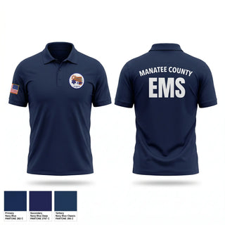 Short Sleeve Performance Polo, Manatee County EMS, EMS/EMT, Teamtime, Team time, sublimation, custom sports apparel, team uniforms, spirit wear, spiritwear, sports uniforms, custom shirts, team store, custom team store, fundraiser sports, apparel fundraiser