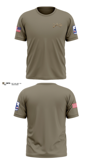 Old School Cotton Feel Shirt, C-Troop 1-299 CAV, National Guard, Teamtime, Team time, sublimation, custom sports apparel, team uniforms, spirit wear, spiritwear, sports uniforms, custom shirts, team store, custom team store, fundraiser sports, apparel fundraiser