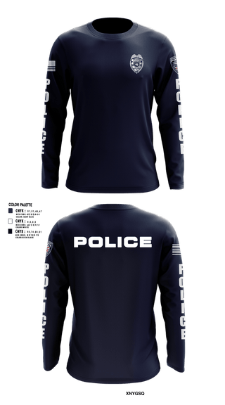 Long Sleeve Performance Shirt, Davenport Police Department, Police, Teamtime, Team time, sublimation, custom sports apparel, team uniforms, spirit wear, spiritwear, sports uniforms, custom shirts, team store, custom team store, fundraiser sports, apparel fundraiser