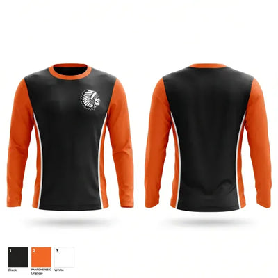 Apache Warriors 85657193 Long Sleeve Performance Shirt 1