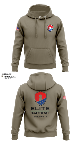 Hoodie, Elite Tactical Security, Police, Teamtime, Team time, sublimation, custom sports apparel, team uniforms, spirit wear, spiritwear, sports uniforms, custom shirts, team store, custom team store, fundraiser sports, apparel fundraiser