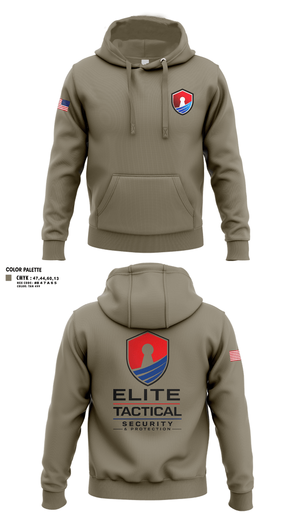 Hoodie, Elite Tactical Security, Police, Teamtime, Team time, sublimation, custom sports apparel, team uniforms, spirit wear, spiritwear, sports uniforms, custom shirts, team store, custom team store, fundraiser sports, apparel fundraiser