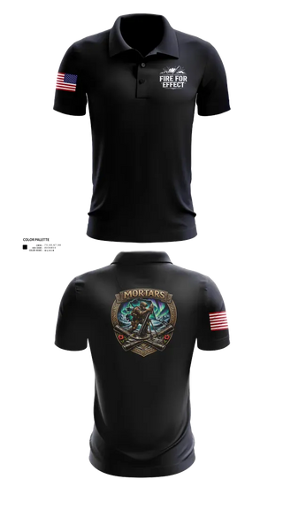 Short Sleeve Performance Polo, MORTARS, National Guard, Teamtime, Team time, sublimation, custom sports apparel, team uniforms, spirit wear, spiritwear, sports uniforms, custom shirts, team store, custom team store, fundraiser sports, apparel fundraiser