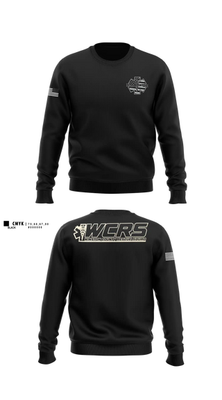 Crew Neck Sweatshirt, Winston County Rescue Squad, EMS/EMT, Teamtime, Team time, sublimation, custom sports apparel, team uniforms, spirit wear, spiritwear, sports uniforms, custom shirts, team store, custom team store, fundraiser sports, apparel fundraiser