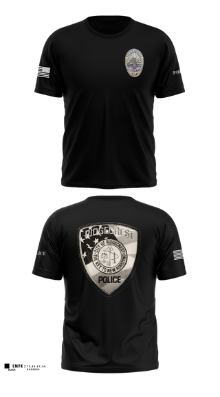 Short Sleeve Performance Shirt, Ridgecrest Police Department, Police, Teamtime, Team time, sublimation, custom sports apparel, team uniforms, spirit wear, spiritwear, sports uniforms, custom shirts, team store, custom team store, fundraiser sports, apparel fundraiser