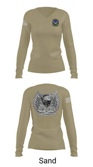 Womens Long Sleeve Vneck Shirt, 14th ASOS, , Teamtime, Team time, sublimation, custom sports apparel, team uniforms, spirit wear, spiritwear, sports uniforms, custom shirts, team store, custom team store, fundraiser sports, apparel fundraiser