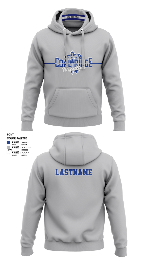 Coal Ridge HS Wrestling 86453824 Hoodie - 2