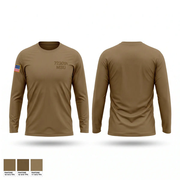 Long Sleeve Performance Shirt, 7230th MSU, Army, Teamtime, Team time, sublimation, custom sports apparel, team uniforms, spirit wear, spiritwear, sports uniforms, custom shirts, team store, custom team store, fundraiser sports, apparel fundraiser