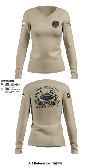 Womens Long Sleeve Vneck Shirt, TxTf3, , Teamtime, Team time, sublimation, custom sports apparel, team uniforms, spirit wear, spiritwear, sports uniforms, custom shirts, team store, custom team store, fundraiser sports, apparel fundraiser