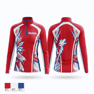 Quarter Zip Jacket, Huskies, Men's Basketball, Teamtime, Team time, sublimation, custom sports apparel, team uniforms, spirit wear, spiritwear, sports uniforms, custom shirts, team store, custom team store, fundraiser sports, apparel fundraiser
