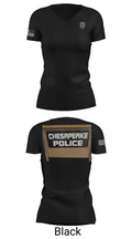 Chesapeake Police 31740007 Women's Short Sleeve V-neck Shirt - 24