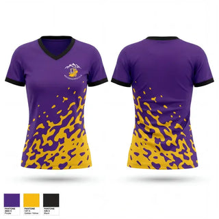 Womens Short Sleeve Vneck Shirt, FHHS Mountaineering Club, Women's Volleyball, Teamtime, Team time, sublimation, custom sports apparel, team uniforms, spirit wear, spiritwear, sports uniforms, custom shirts, team store, custom team store, fundraiser sports, apparel fundraiser