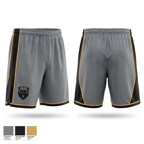 Mens Soccer Shorts, Secret Service, Men's Soccer, Teamtime, Team time, sublimation, custom sports apparel, team uniforms, spirit wear, spiritwear, sports uniforms, custom shirts, team store, custom team store, fundraiser sports, apparel fundraiser