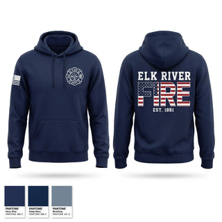 Hoodie, Elk River Fire Department, Fire Department, Teamtime, Team time, sublimation, custom sports apparel, team uniforms, spirit wear, spiritwear, sports uniforms, custom shirts, team store, custom team store, fundraiser sports, apparel fundraiser