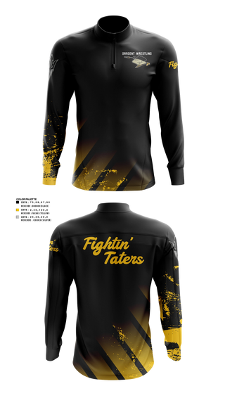 Quarter Zip Jacket, Sargent Farmers, Wrestling, Teamtime, Team time, sublimation, custom sports apparel, team uniforms, spirit wear, spiritwear, sports uniforms, custom shirts, team store, custom team store, fundraiser sports, apparel fundraiser