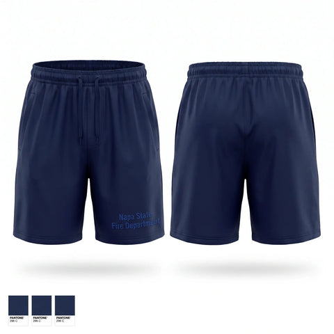 Athletic Shorts With Pockets, Napa State Fire Department, Fire Department, Teamtime, Team time, sublimation, custom sports apparel, team uniforms, spirit wear, spiritwear, sports uniforms, custom shirts, team store, custom team store, fundraiser sports, apparel fundraiser