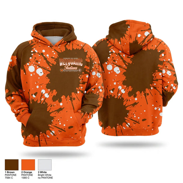 Hoodie, Weequahic Indians, , Teamtime, Team time, sublimation, custom sports apparel, team uniforms, spirit wear, spiritwear, sports uniforms, custom shirts, team store, custom team store, fundraiser sports, apparel fundraiser
