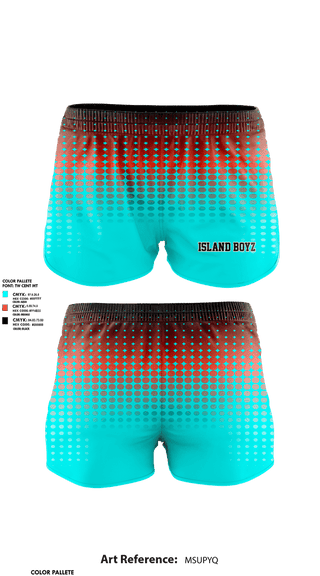 Track Shorts, Island Boyz, , Teamtime, Team time, sublimation, custom sports apparel, team uniforms, spirit wear, spiritwear, sports uniforms, custom shirts, team store, custom team store, fundraiser sports, apparel fundraiser