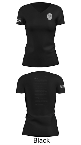 Womens Short Sleeve Vneck Shirt, Chelsea Police Department, Police, Teamtime, Team time, sublimation, custom sports apparel, team uniforms, spirit wear, spiritwear, sports uniforms, custom shirts, team store, custom team store, fundraiser sports, apparel fundraiser