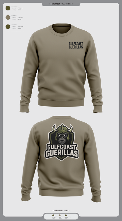 Gulfcoast Guerillas 63663465 Crew Neck Sweatshirt - 2
