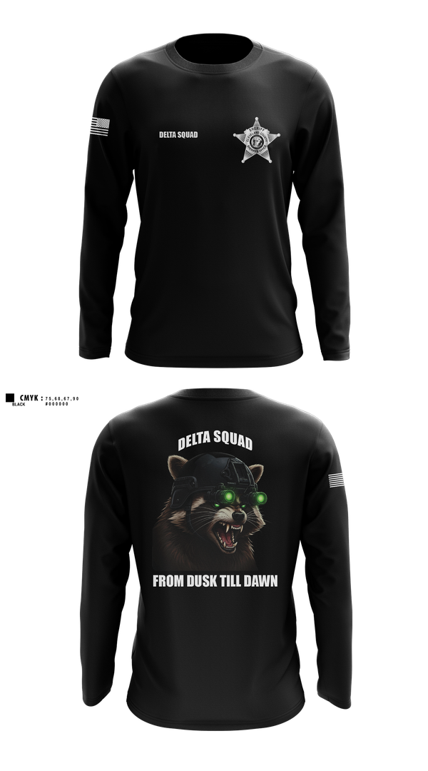 Long Sleeve Performance Shirt, Delta Squad, , Teamtime, Team time, sublimation, custom sports apparel, team uniforms, spirit wear, spiritwear, sports uniforms, custom shirts, team store, custom team store, fundraiser sports, apparel fundraiser