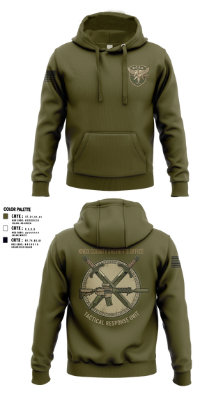 Hoodie, KNOX COUNTY SHERIFF’S OFFICE TACTICAL RESPONSE UNIT, Police, Teamtime, Team time, sublimation, custom sports apparel, team uniforms, spirit wear, spiritwear, sports uniforms, custom shirts, team store, custom team store, fundraiser sports, apparel fundraiser