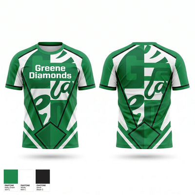 Greene Diamonds Soft Poly Tee Cotton Like Feel - 1