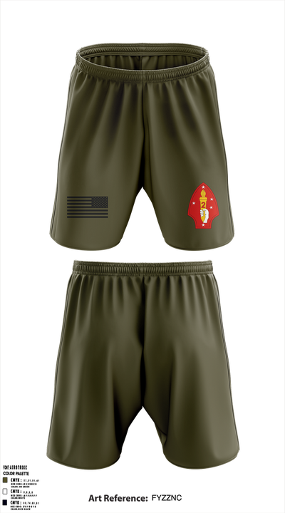 2D LAR Bn 44591549 Athletic Shorts With Pockets - 1