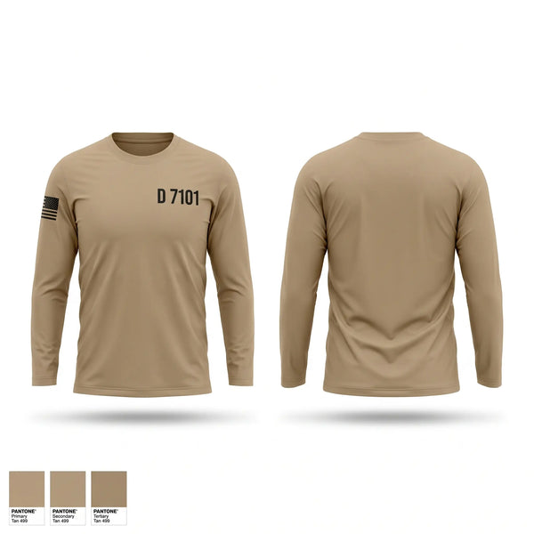 Long Sleeve Performance Shirt, D 7-101, Army, Teamtime, Team time, sublimation, custom sports apparel, team uniforms, spirit wear, spiritwear, sports uniforms, custom shirts, team store, custom team store, fundraiser sports, apparel fundraiser