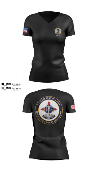 Womens Short Sleeve Vneck Shirt, HRC G3, Army, Teamtime, Team time, sublimation, custom sports apparel, team uniforms, spirit wear, spiritwear, sports uniforms, custom shirts, team store, custom team store, fundraiser sports, apparel fundraiser